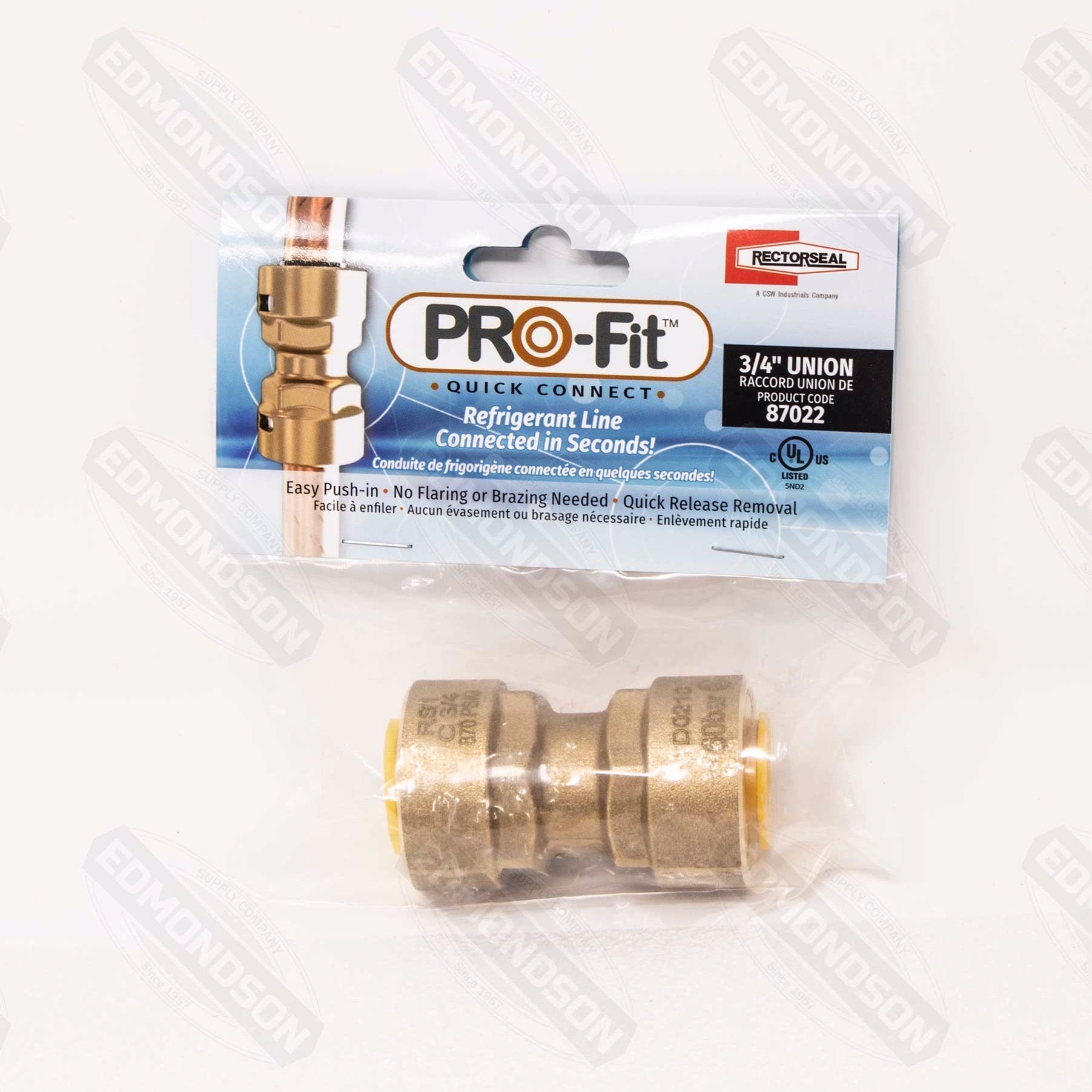 RectorSeal 87022 PRO-Fit™ 3/4" Quick Connect Union - Edmondson Supply
