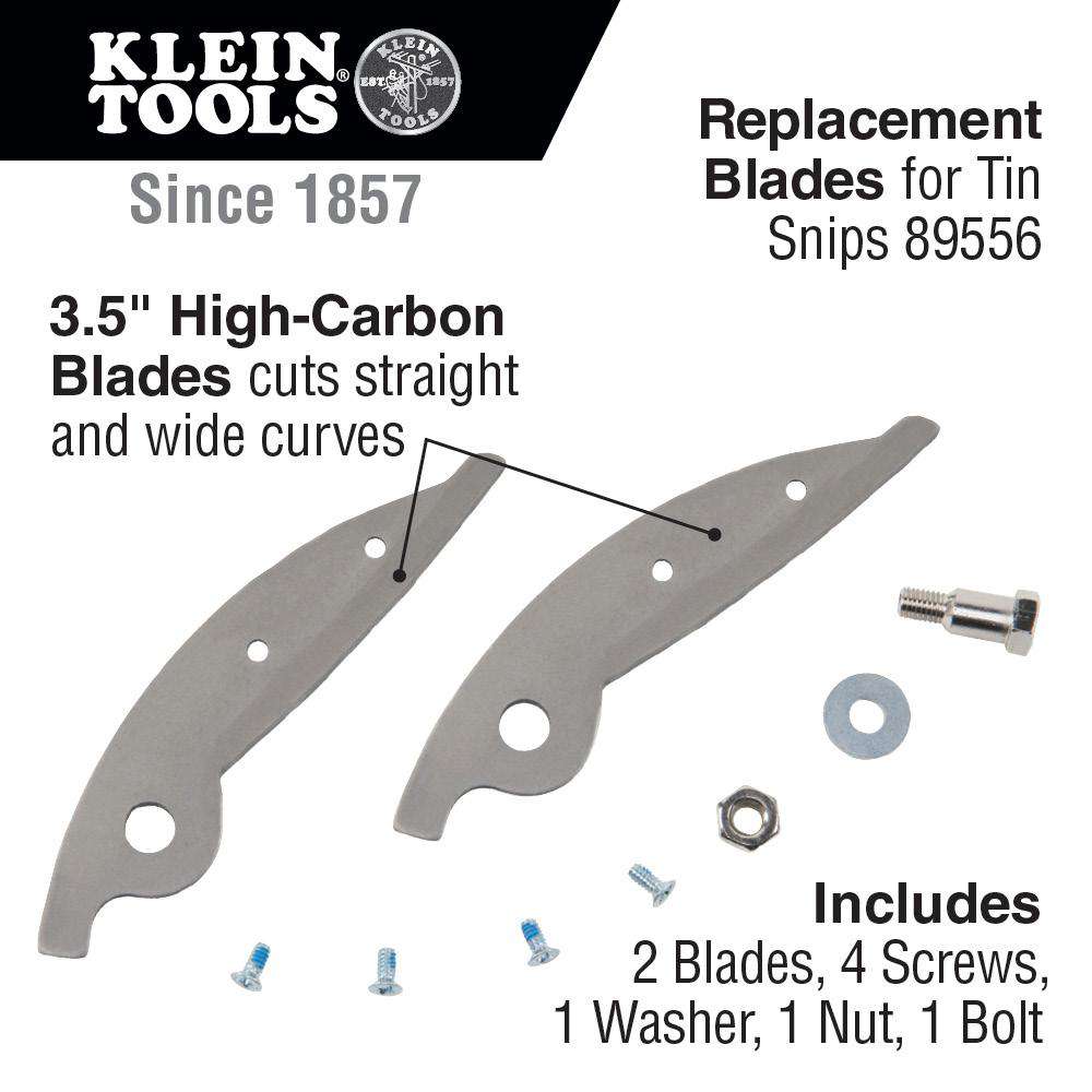 Klein Tools 89555 Replacement Blade for Tin Snips Cat. No. 89556 - Edmondson Supply