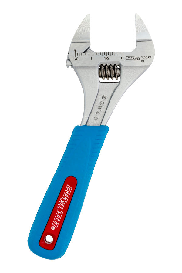 Channellock 8SWCB 8-Inch CODE BLUE® WIDEAZZ® Slim Jaw Adjustable Wrench - Edmondson Supply