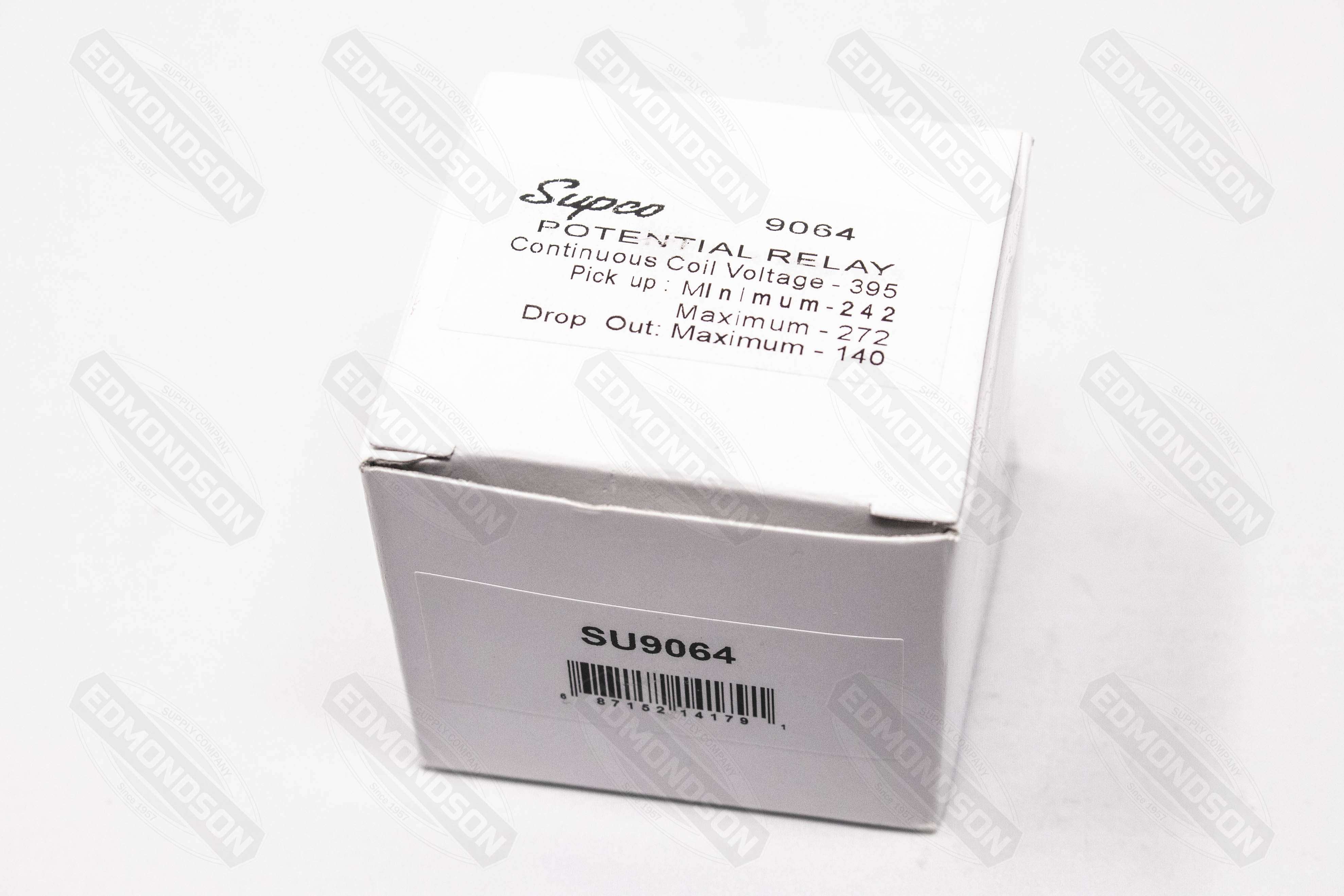 Supco 9064 Potential Relay 395 Continuous Coil Voltage - Edmondson Supply