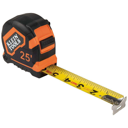 Klein Tools 9125 Tape Measure, 25-Foot Single-Hook - Edmondson Supply