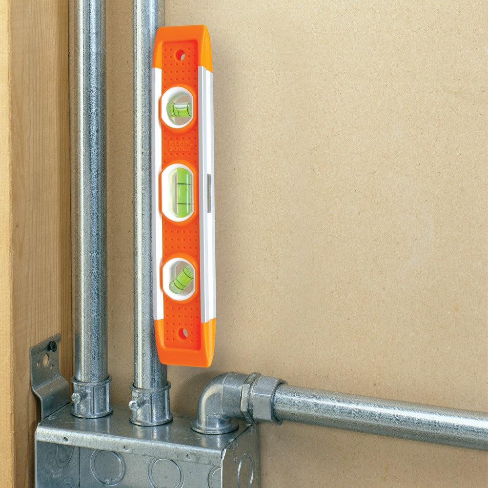 Klein Tools 935 Torpedo Level, 3 Vial, 9-Inch - Edmondson Supply