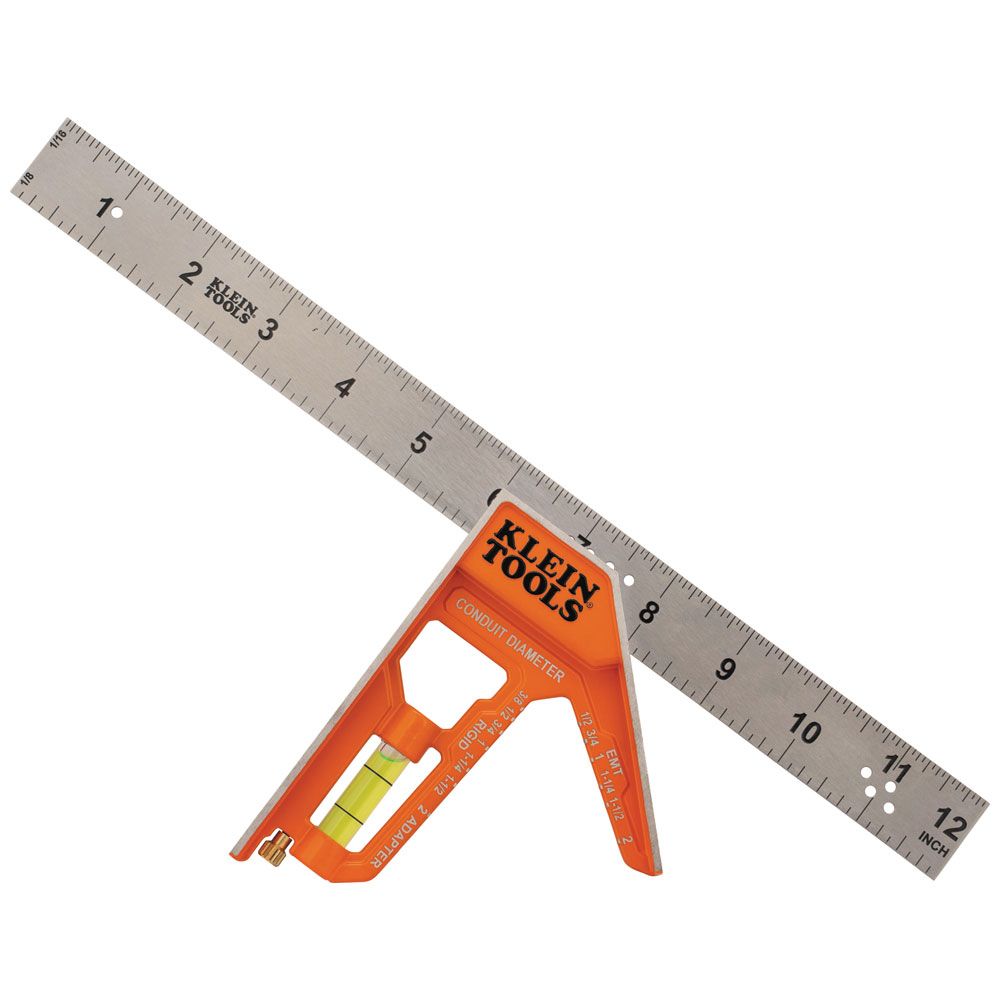 Klein Tools 935CSEL Electrician's Combination Square, 12-Inch - Edmondson Supply