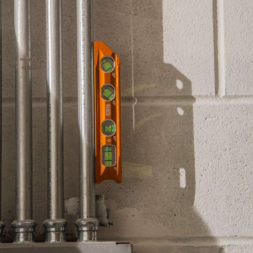 Klein Tools 935RB Torpedo Billet Level, Rare Earth Magnet - Edmondson Supply