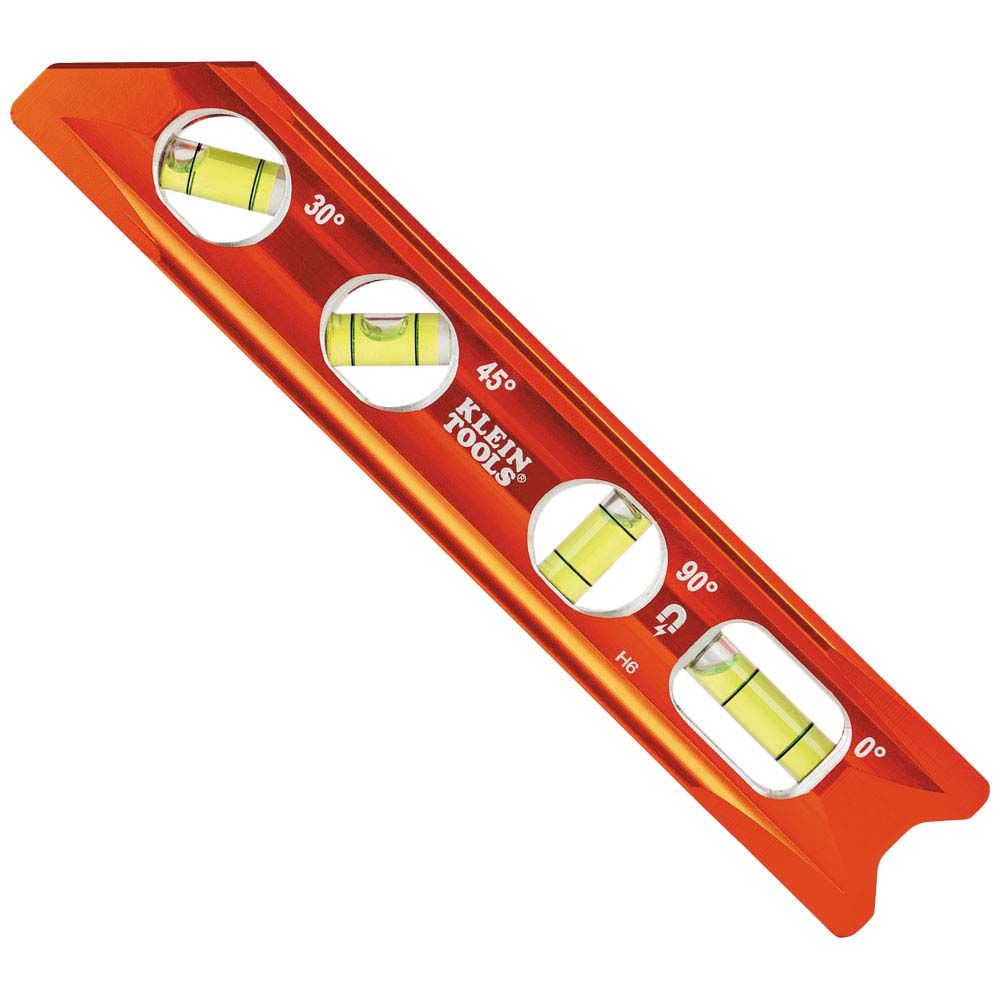 Klein Tools 935RB Torpedo Billet Level, Rare Earth Magnet - Edmondson Supply