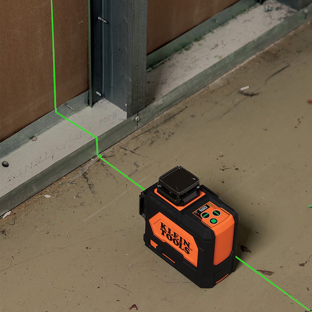 Klein Tools 93PLL Rechargeable Self-Leveling Green Planar Laser Level - Edmondson Supply