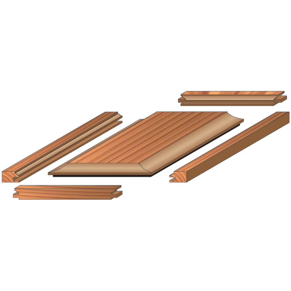 Freud 97-156 3 Piece Premier Adjustable Cabinet Bit Set - Edmondson Supply