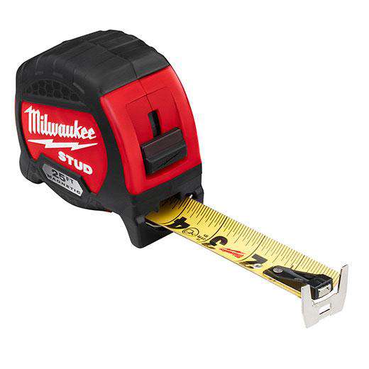Milwaukee 48-22-9725M 25ft STUD™ Magnetic Tape Measure - Edmondson Supply