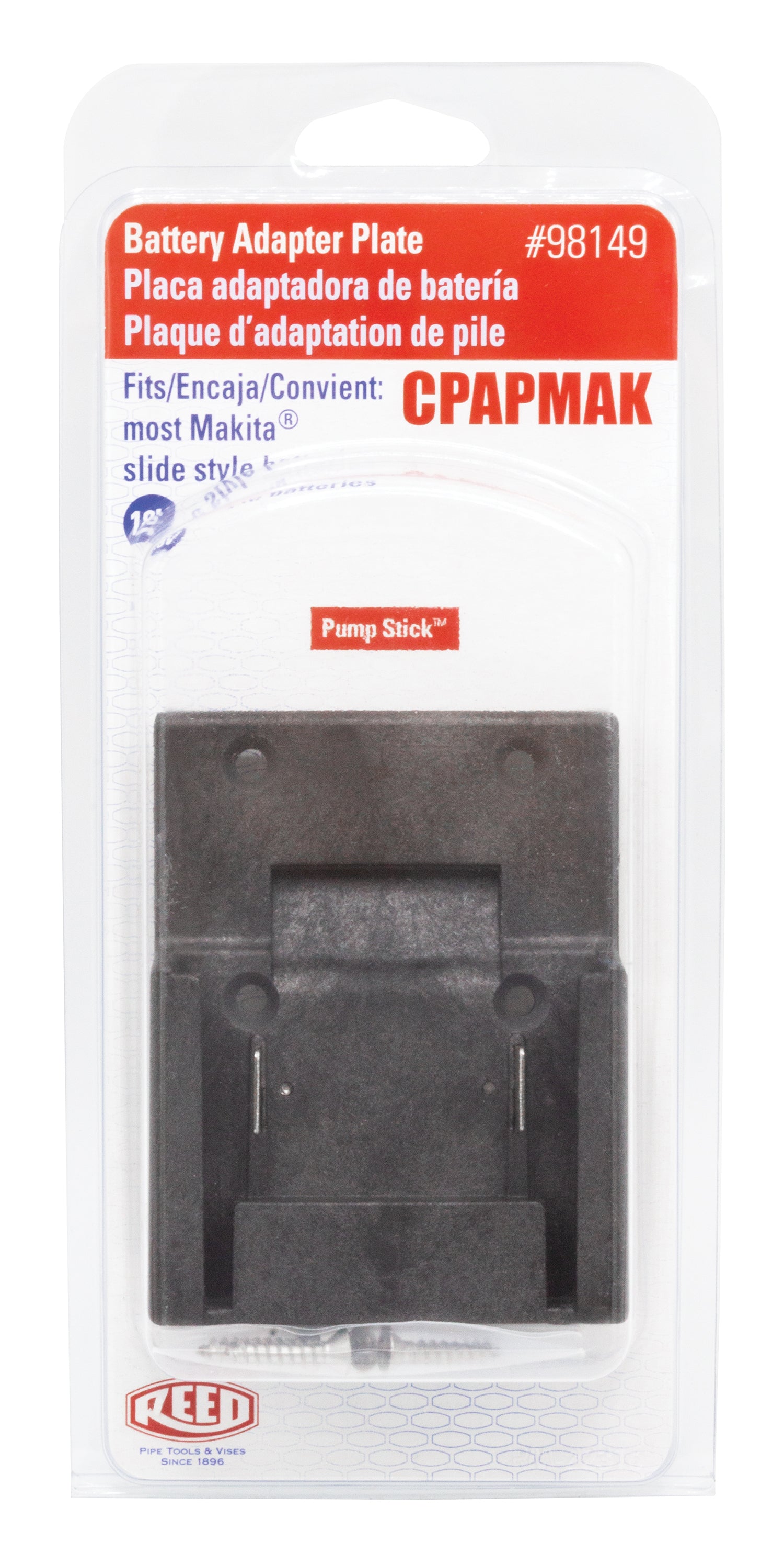 Reed Mfg CPAPMAK Pump Stick Battery Adapter Plate, Makita - Edmondson Supply