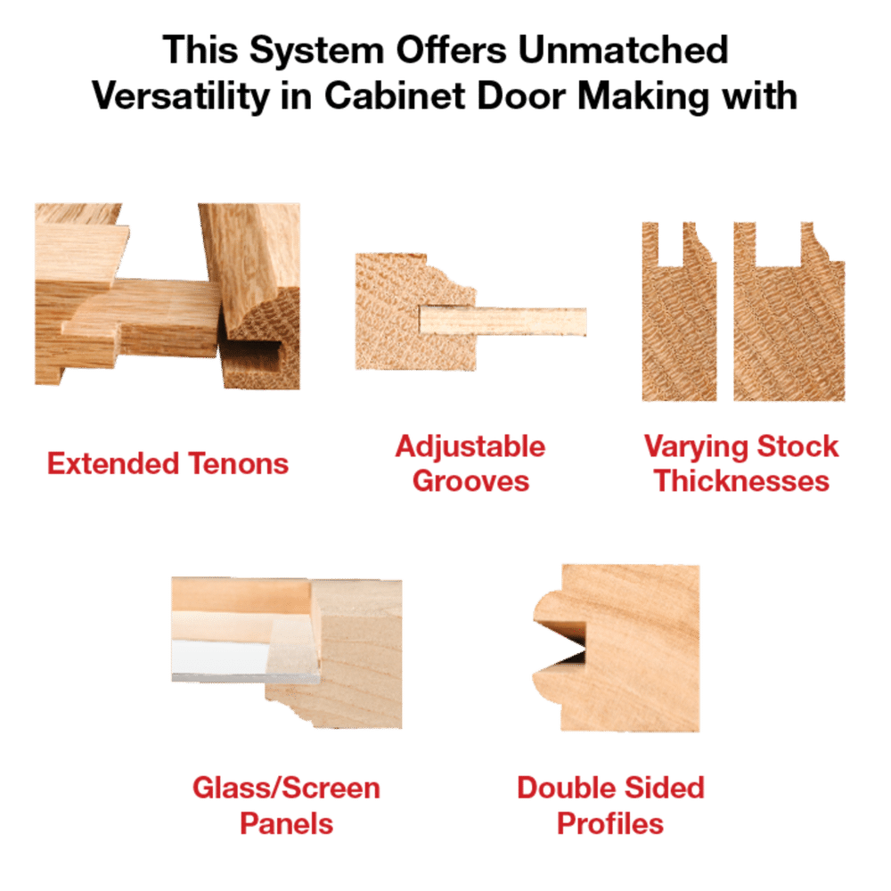 Freud 99-761 1-11/16" Premier Adjustable Rail & Stile Bit - Ogee - Edmondson Supply