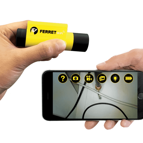 Rack-A-Tiers 99300 Ferret WiFi Multipurpose Wireless Inspection Tool - Edmondson Supply