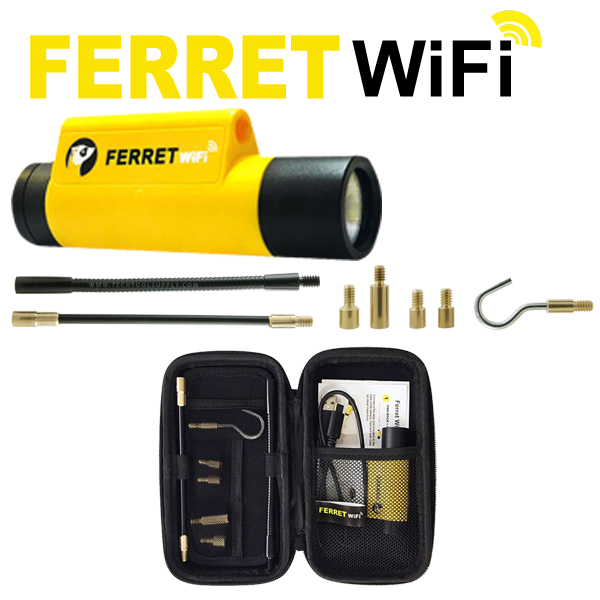 Rack-A-Tiers 99300 Ferret WiFi Wireless Inspection Camera and Cable Pulling Tool - Edmondson Supply