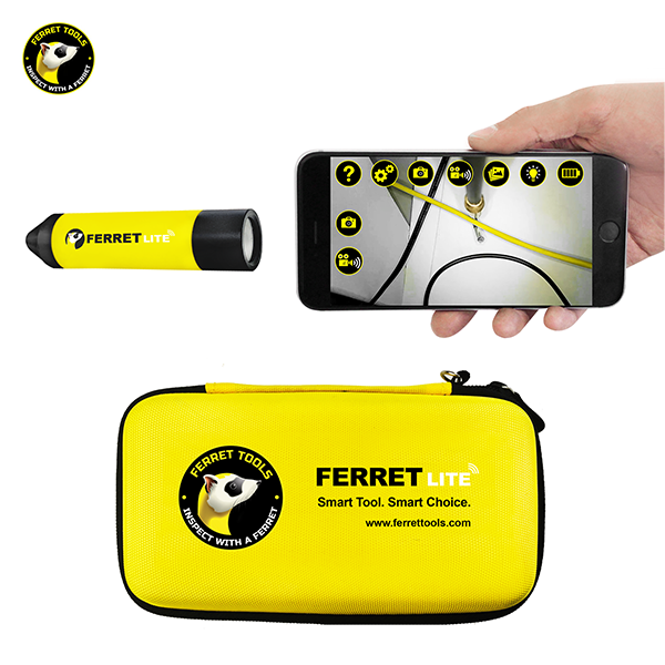 Rack-A-Tiers 99317 Ferret Lite – Multipurpose Wireless Inspection Camera and Camera Pulling Tool - Edmondson Supply