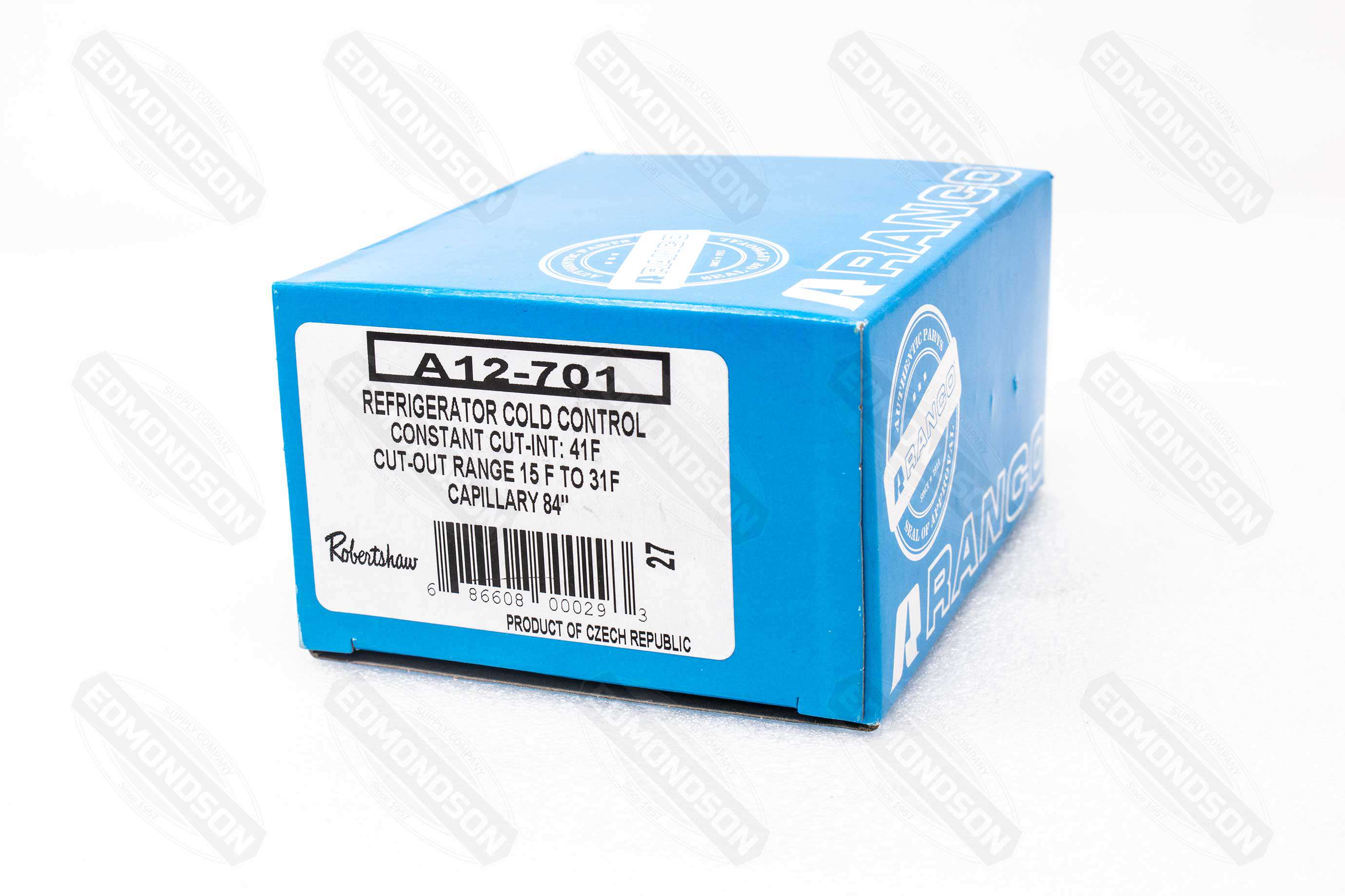 「Ranco 二段式 温度コントローラー（新品未使用・シール未開封）」 Ranco A12-701 Constant Cut-in Cold Temperature Control, 41°F