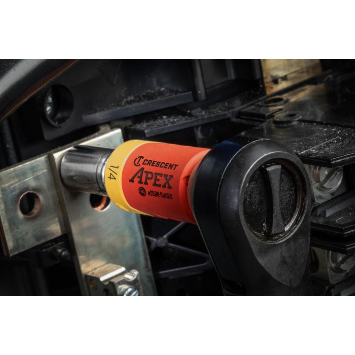 Crescent Tools CAEAD316 eSHOK-GUARD™ Socket Isolator 1/4" x 2" - Edmondson Supply