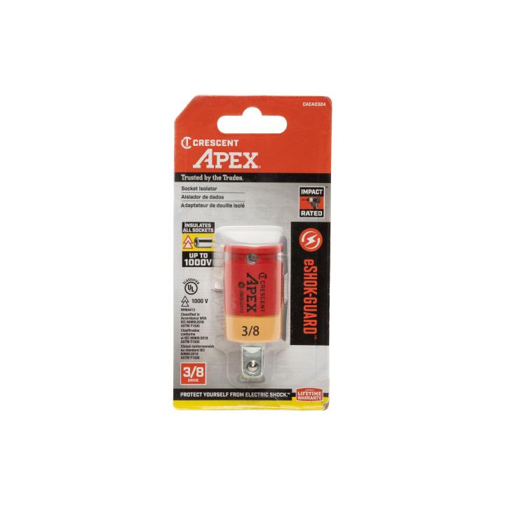 Crescent Tools CAEAD324 eSHOK-GUARD™ Socket Isolator 3/8" x 2-1/4" - Edmondson Supply