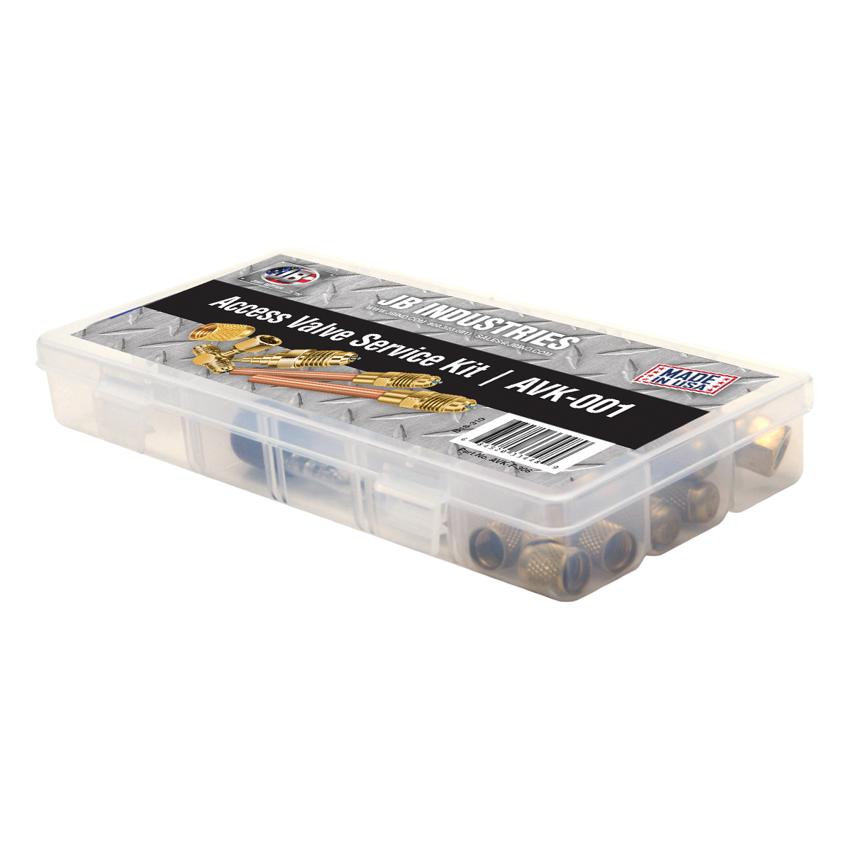 JB Industries AVK-001 Access Valve Service Kit with Storage Case - Edmondson Supply