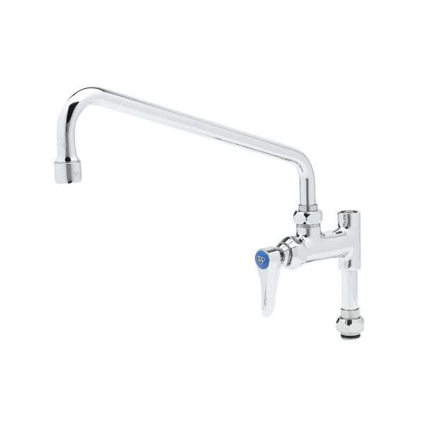 T&S Brass B-0156-EZ EasyInstall Add-On Faucet, 12" Nozzle, Lever Handle - Edmondson Supply