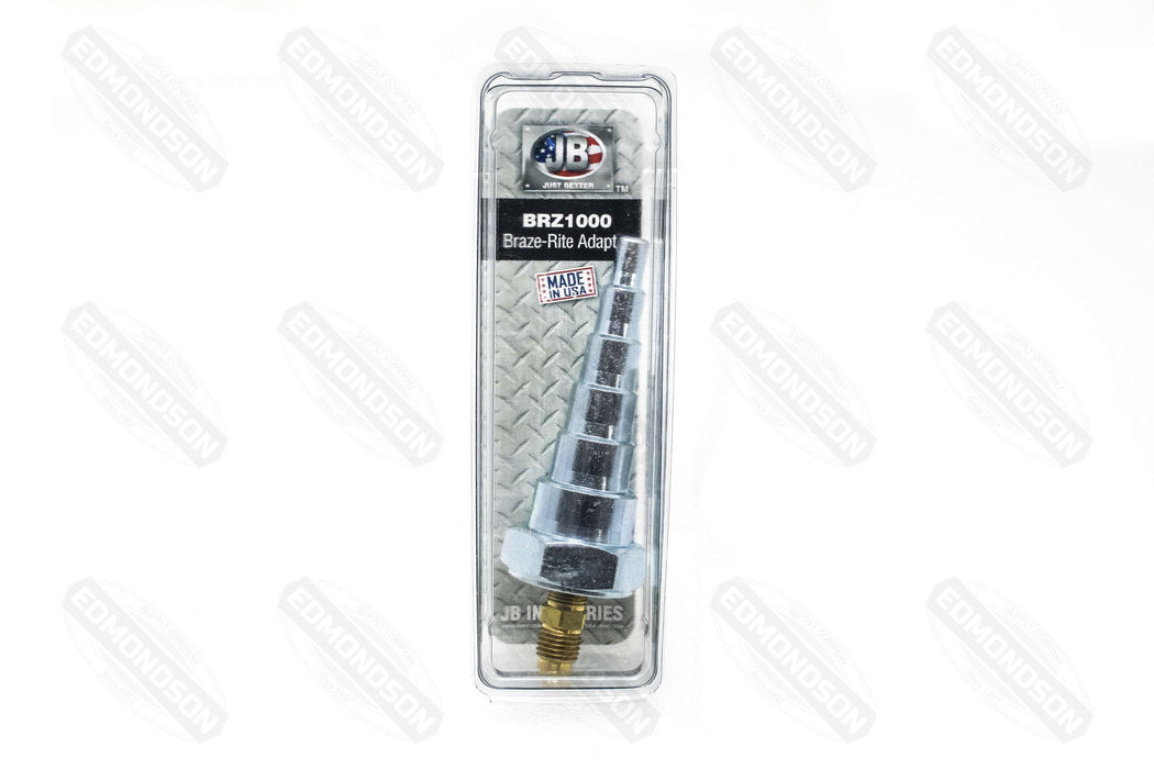 JB Industries BRZ1000 Braze-Rite Nitrogen Purging Adapter - Edmondson Supply
