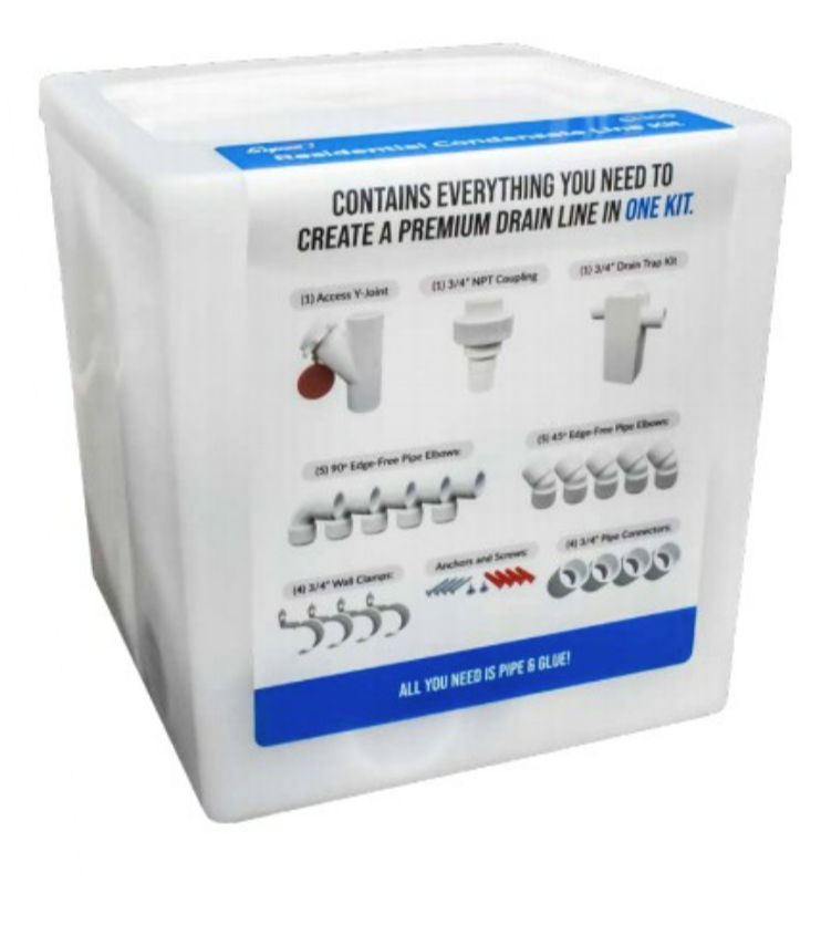 Supco CL100 Residential Condensate Drain Line Kit - Edmondson Supply