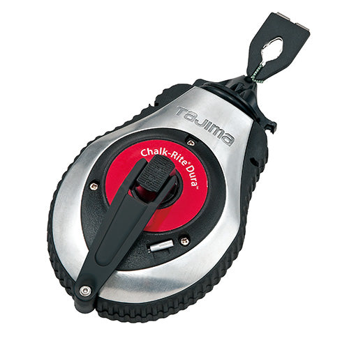 Tajima CR401S Chalk-Rite® Dura, 0.04 in (1.0 mm) Chalk Snap-Line with Integrated Handle Release - Edmondson Supply