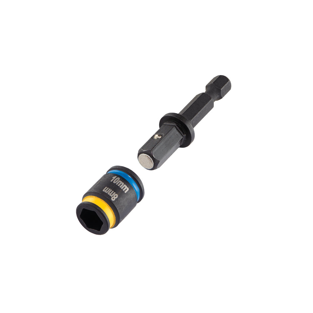 Malco Tools MSHCM2 C-RHEX® Cleanable, Reversible Magnetic Hex Driver (8mm and 10mm), 2" - Edmondson Supply