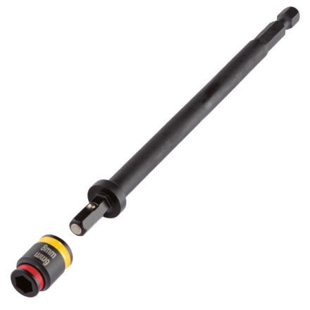 Malco Tools MSHXLCM1 C-RHEX® Cleanable, Reversible Magnetic Hex Driver (6mm and 8mm), 6" - Edmondson Supply