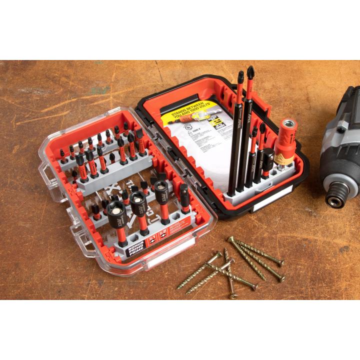 Crescent Tools CAESET-40 40 Pc. eSHOK-GUARD™ alphaCASE™ Set - Edmondson Supply