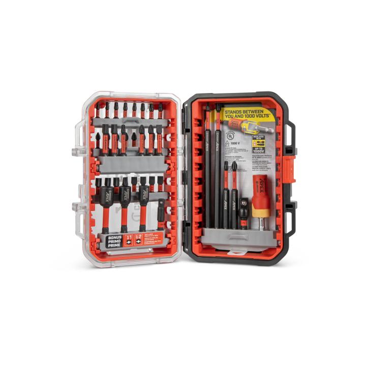 Crescent Tools CAESET-40 40 Pc. eSHOK-GUARD™ alphaCASE™ Set - Edmondson Supply