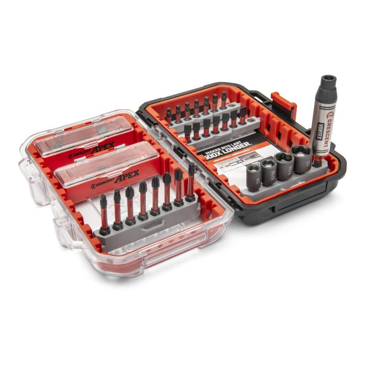 Crescent Tools CAVBHSET-55 55 Pc. VORTEX™ Bit Holding Fastening Set - Edmondson Supply
