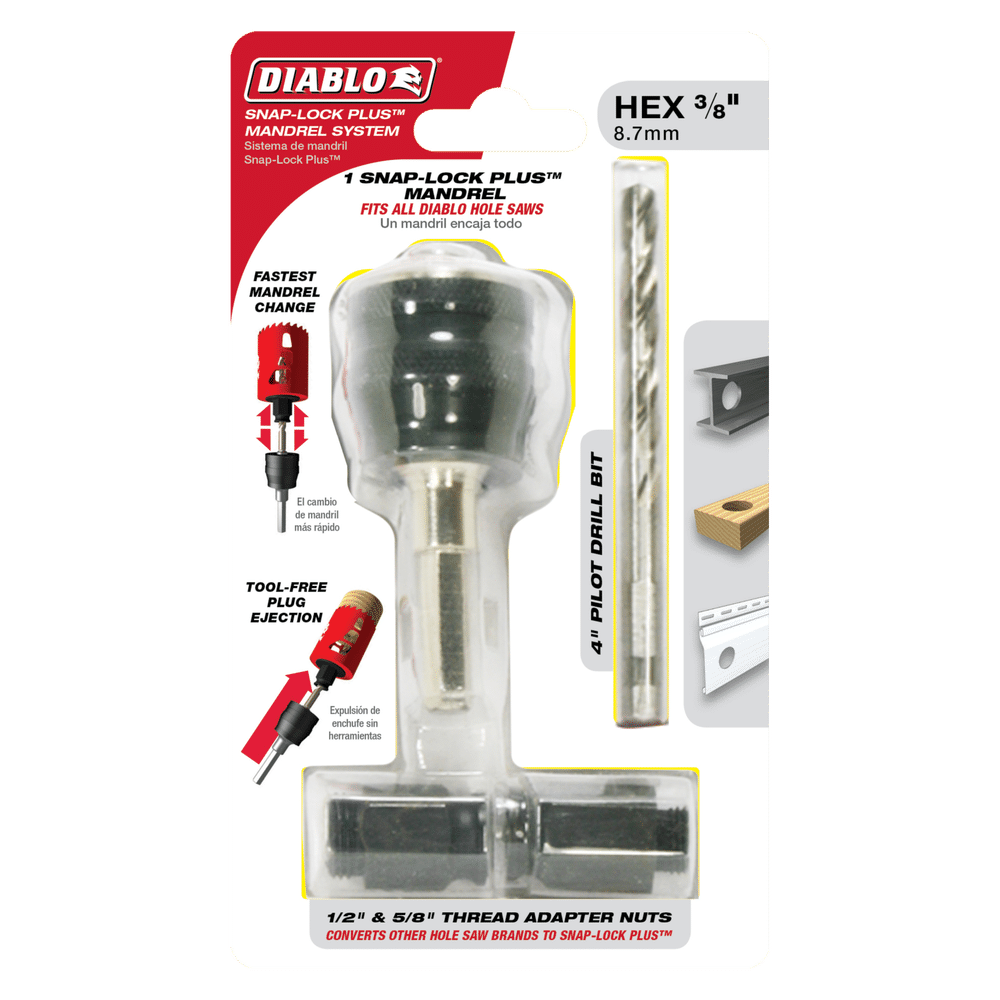 Diablo Tools DHS4BITII 4 in. Hole Saw Pilot Bit - Edmondson Supply