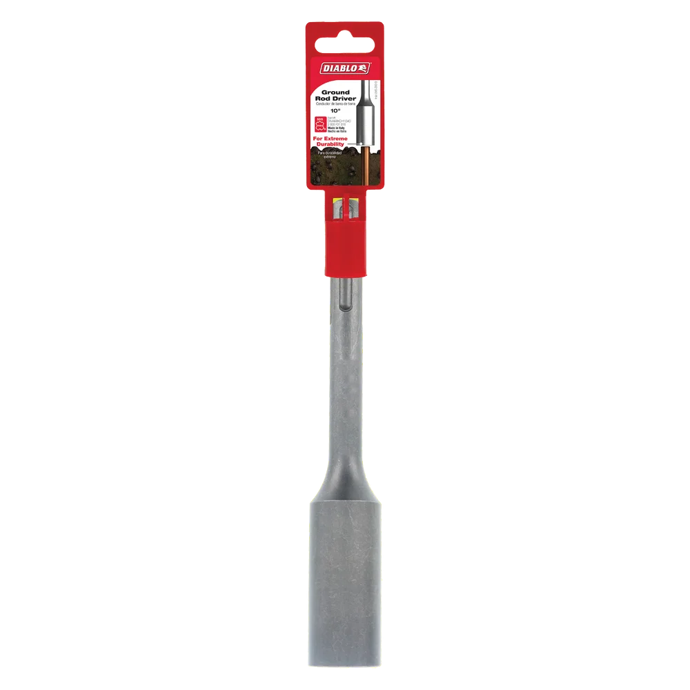Diablo Tools DMAMXCH1040 10 in. SDS-Max Ground Rod Driver - Edmondson Supply