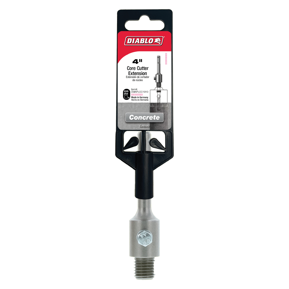 Diablo Tools DMAPLCC1910 4 in. SDS‑Plus Core Bit Extension - Edmondson Supply