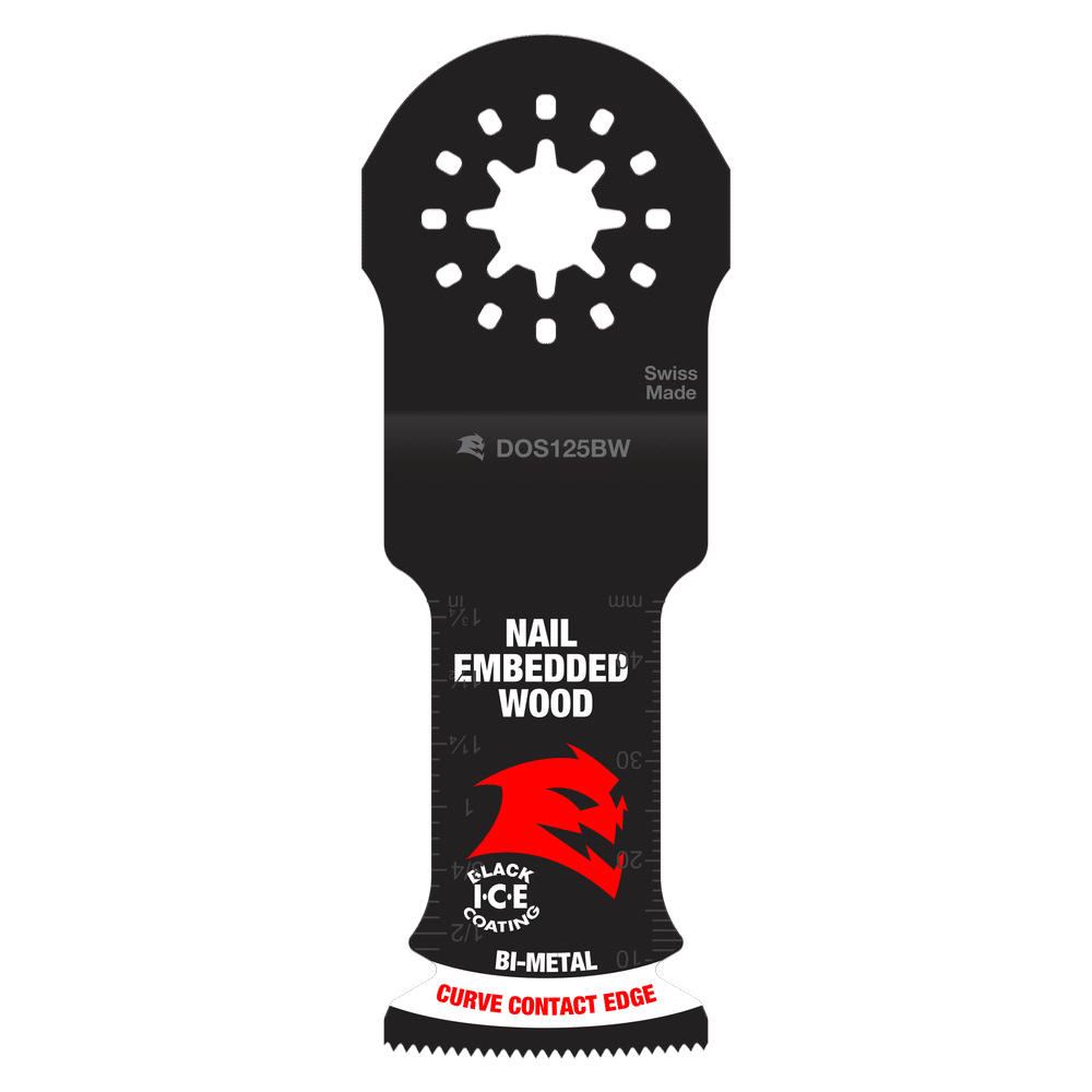 Diablo Tools DOS125BW3 1-1/4 in. Starlock Bi-Metal Oscillating Blades for Nail-Embedded Wood - Edmondson Supply