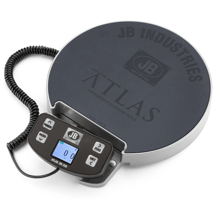 JB Industries DS-250 ATLAS Wireless Digital Refrigerant Scale with Wired Handset