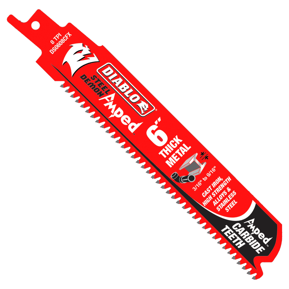 Diablo Tools DS0608CFA3 6 in. Amped™ Carbide Blades for Thick Metal Cutting (3 Pack) - Edmondson Supply