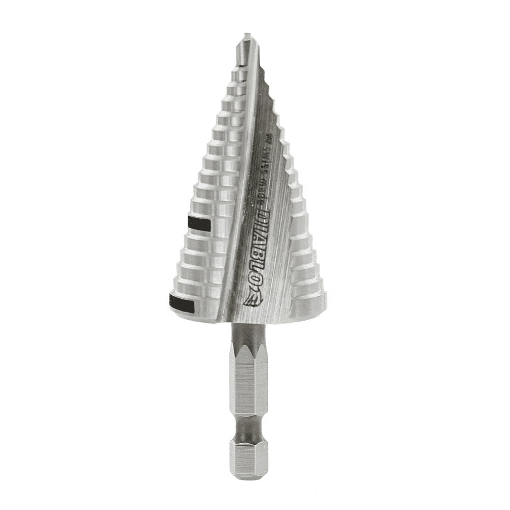 Diablo Tools DSD1125S17 7/8 in. - 1-1/8 in. Impact Step Drill Bit (17 Steps) - Edmondson Supply