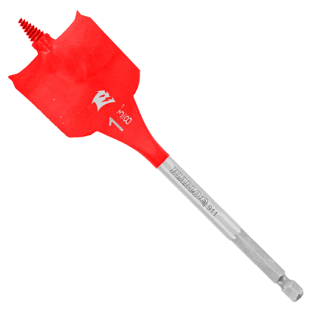 Diablo Tools DSP2160 1-3/8 in. x 6 in. Spade Bit for Wood - Edmondson Supply