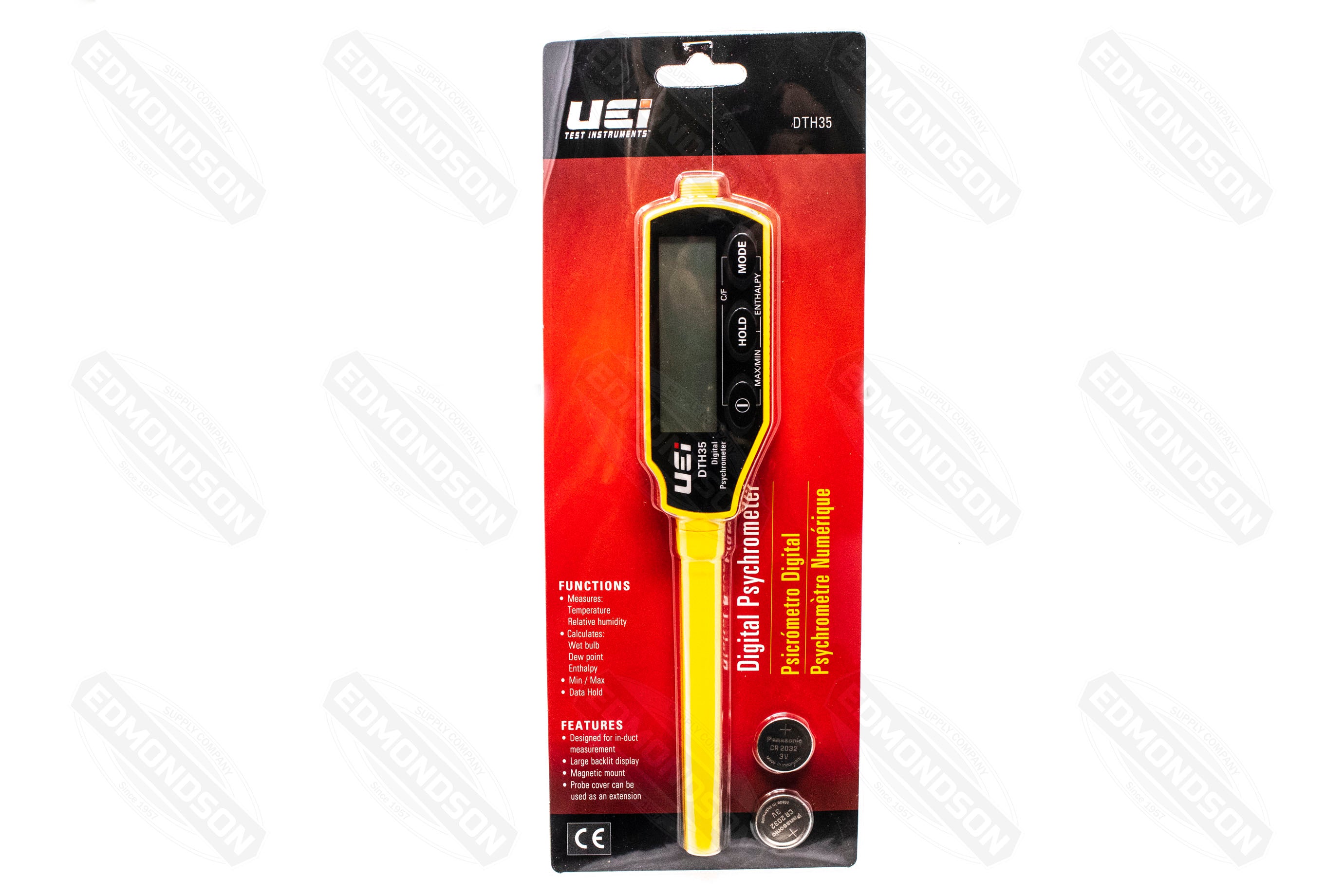 UEi DTH35 Digital Pocket Psychrometer - Edmondson Supply