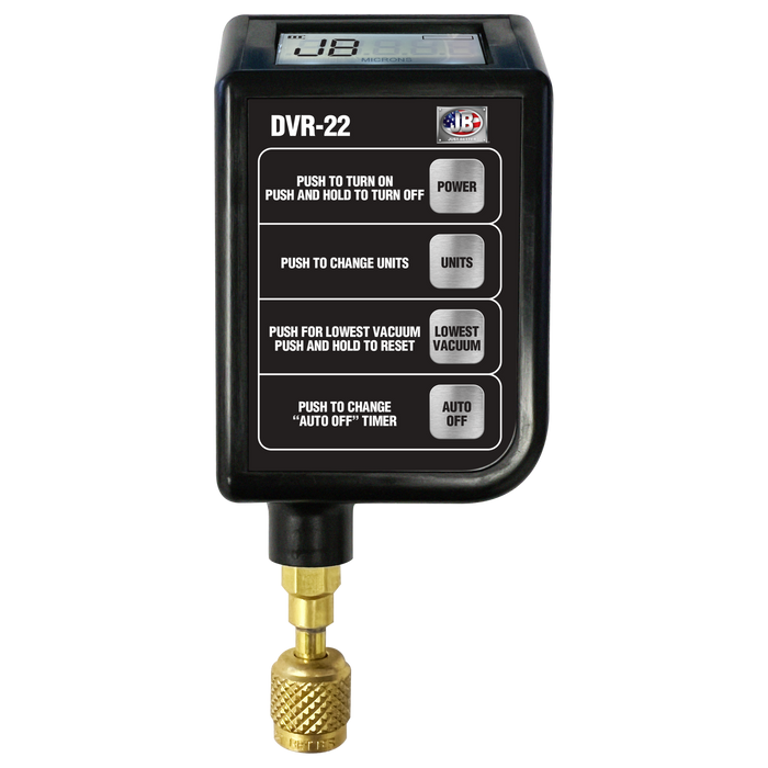 JB Industries DVR-22 Digital Vacuum Gauge