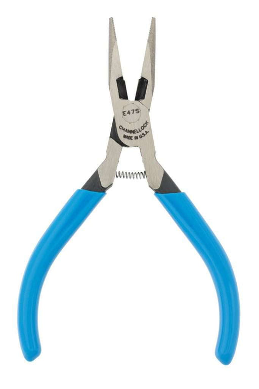 Channellock E47S 5" LITTLE CHAMP® Long Nose Pliers with side cutter - Edmondson Supply