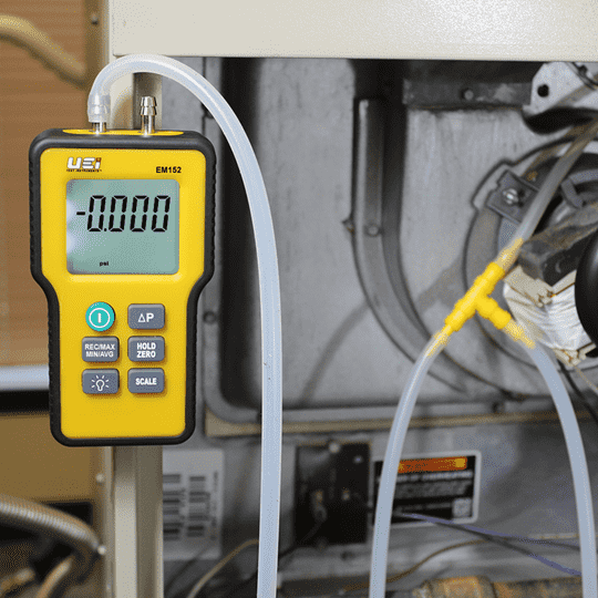 UEi EM152 Dual Differential Digital Manometer - Edmondson Supply