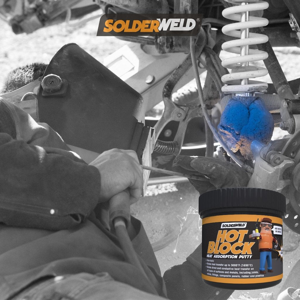 SolderWeld SW-HB1 Hot Block - Reusable Heat Absorption Putty, 1 lb Tub - Edmondson Supply