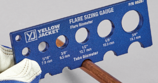 Yellow Jacket 60297 Flare Sizing Gauge - Edmondson Supply