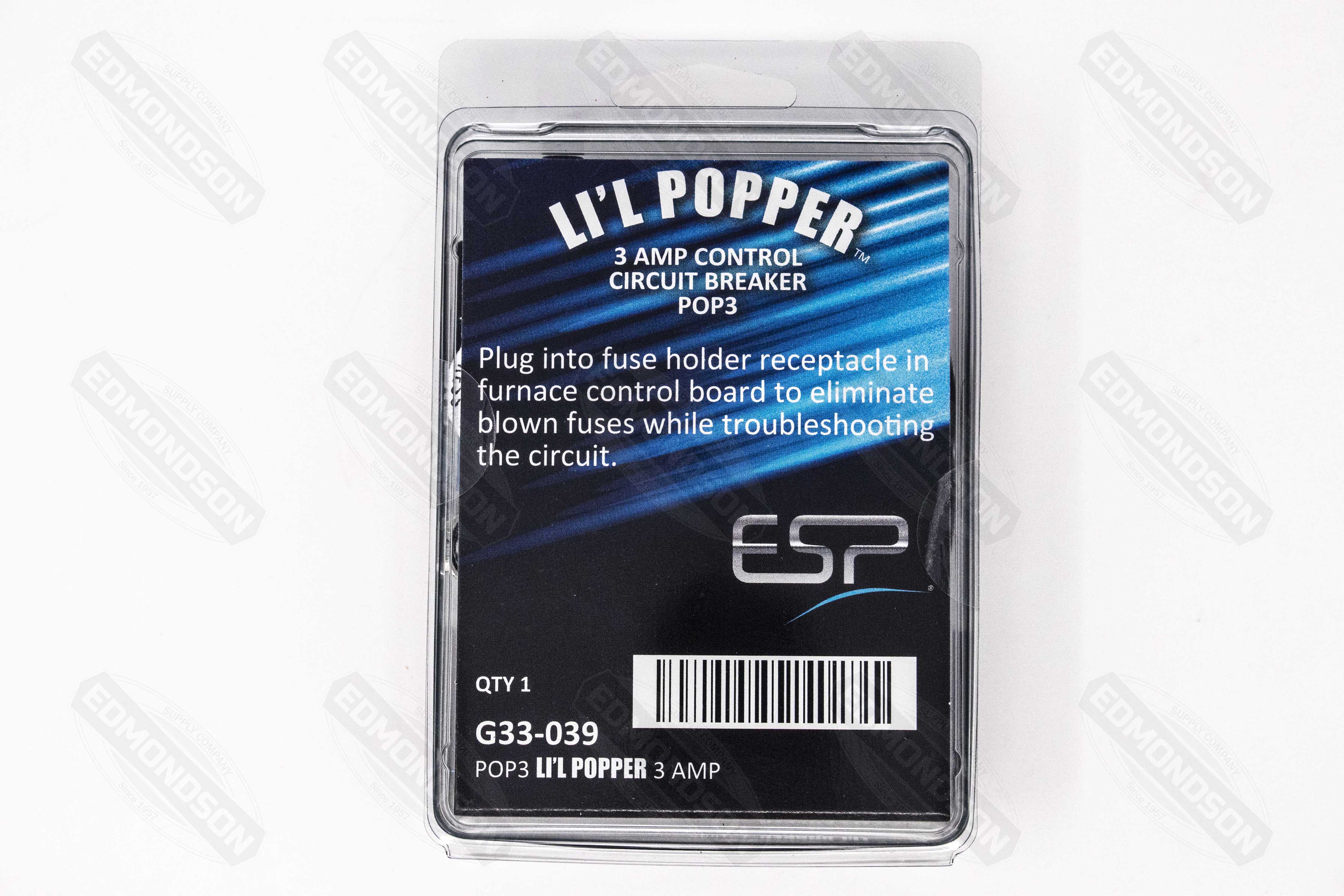 ESP POP3 Li'l Popper Control Board Circuit Breaker- 3 Amp - Edmondson Supply
