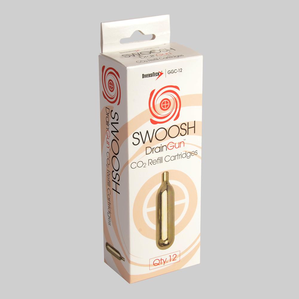 DiversiTech GGC-12 Gallo Drain Gun Cartridges – Swoosh – Pack of 12 - Edmondson Supply