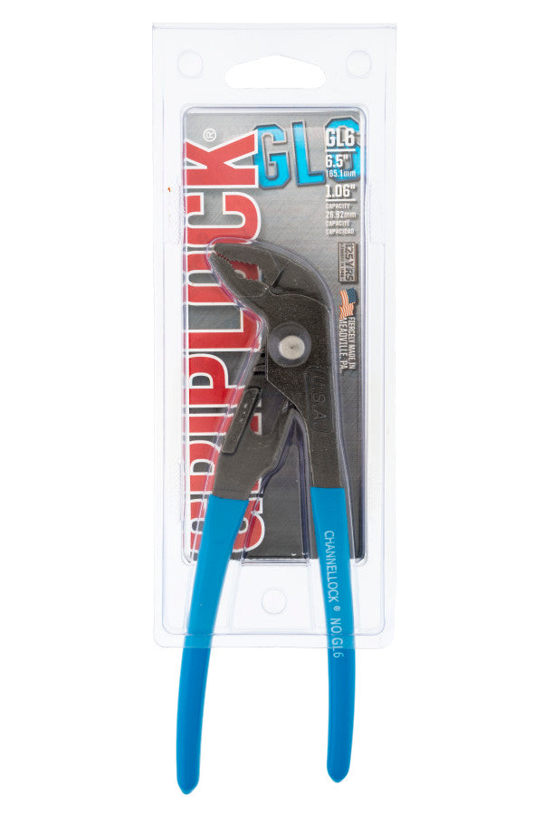 Channellock GL6 6.5" GRIPLOCK® Tongue & Groove Pliers - Edmondson Supply