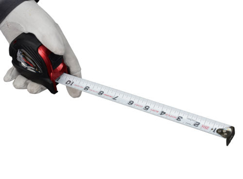Tajima GP-25BW G-PLUS™ Standard Scale, 25 ft x 1 in. Steel Blade Tape Measure - Edmondson Supply