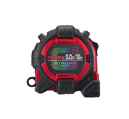 Tajima GS-16/5MBW GS Lock™ Standard & Metric Scale, 16 ft/ 5 m x 1 in./25mm Steel Blade Tape Measure - Edmondson Supply 