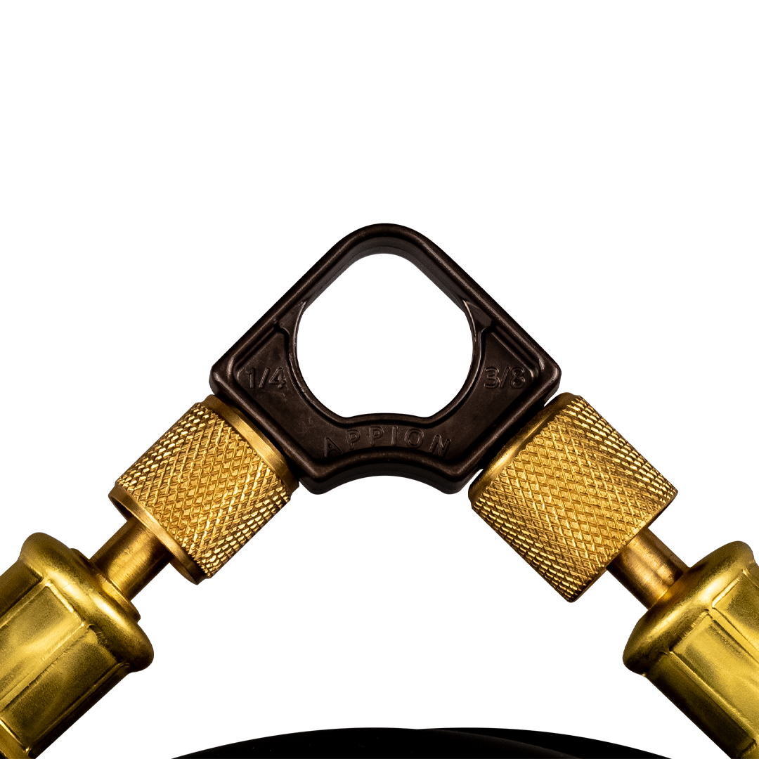 Appion HH1438 MegaFlow Hose Hanger - 5 Pack of 3/8in FL to 1/4in FL Fittings - Edmondson Supply